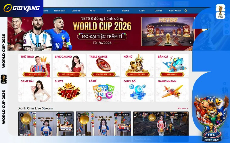 NET88 là thương hiệu nạp rút tiền nhanh được công nhận