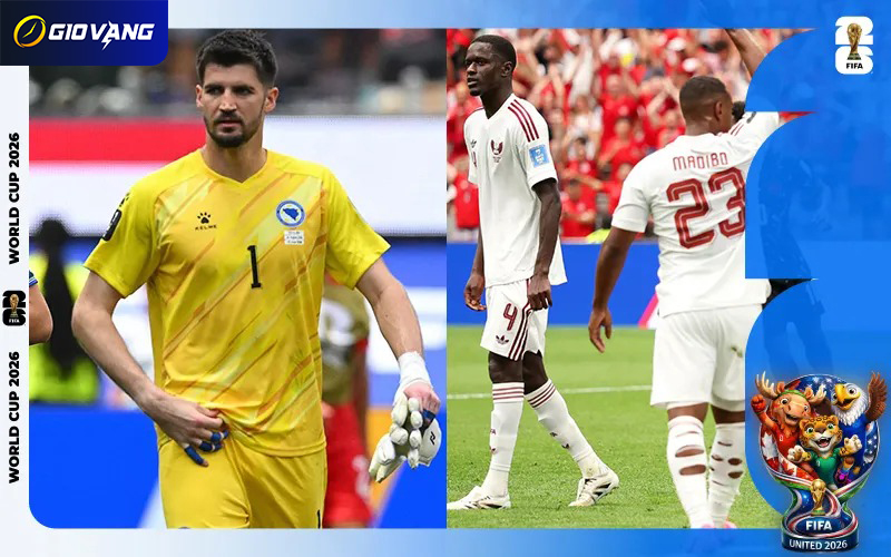 Nhận định soi kèo bóng đá Bosnia vs Qatar 02h00 ngày 25/6/2026