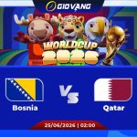 Soi kèo Bosnia vs Qatar 02h00 ngày 25/6/2026 – World Cup 2026