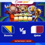 Soi kèo Bosnia vs Qatar 02h00 ngày 25/6/2026 – World Cup 2026