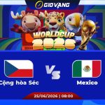 Soi kèo CH Séc vs Mexico 08h00 ngày 25/6/2026 – World Cup 2026