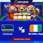 Soi kèo Curacao vs Bờ Biển Ngà 03h00 ngày 26/6/2026 – World Cup 2026
