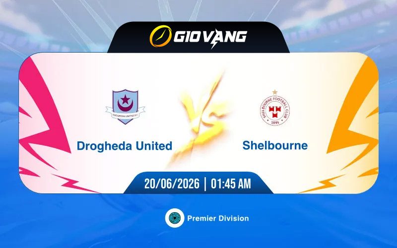 Soi kèo Drogheda vs Shelbourne 01h45 ngày 20/6/2026 – VĐQG Ireland