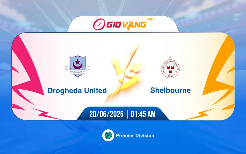 Soi kèo Drogheda vs Shelbourne 01h45 ngày 20/6/2026 – VĐQG Ireland