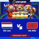Soi kèo Hà Lan vs Maroc 08h00 ngày 30/6/2026 – World Cup 2026