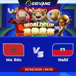Soi kèo Maroc vs Haiti 05h00 ngày 25/6/2026 – World Cup 2026
