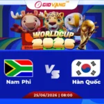 Soi kèo Nam Phi vs Hàn Quốc 08h00 ngày 25/6/2026 – World Cup 2026