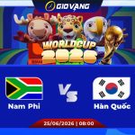 Soi kèo Nam Phi vs Hàn Quốc 08h00 ngày 25/6/2026 – World Cup 2026