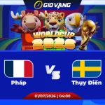 Soi kèo Pháp vs Thụy Điển 04h00 ngày 01/7/2026 – World Cup 2026