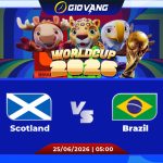 Soi kèo Scotland vs Brazil 05h00 ngày 25/6/2026 – World Cup 2026