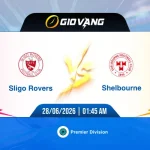 Soi kèo Sligo Rovers vs Shelbourne 01h45 ngày 28/6/2026 – VĐQG Ireland