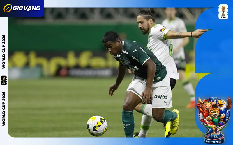 Palmeiras là nơi mà Endick lọt vào mắt xanh của Real Madrid