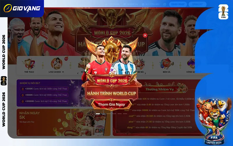 Tham gia sự kiện World Cup sôi động tại RICBET